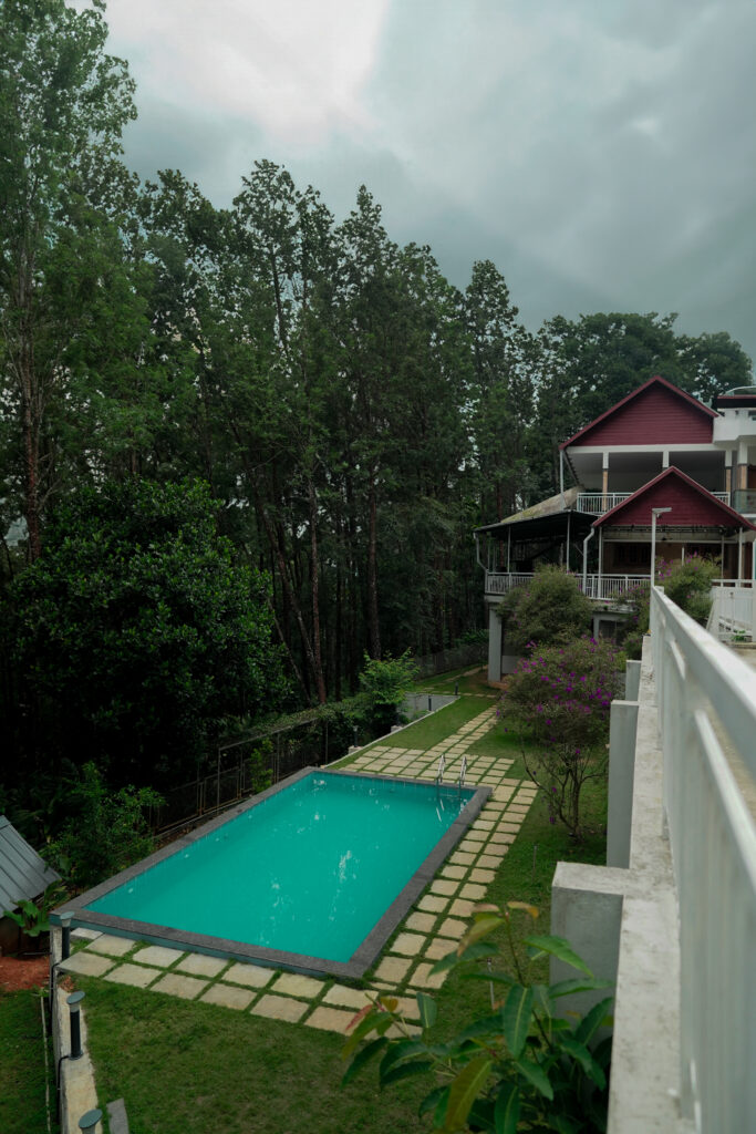 private pool villa in munnar